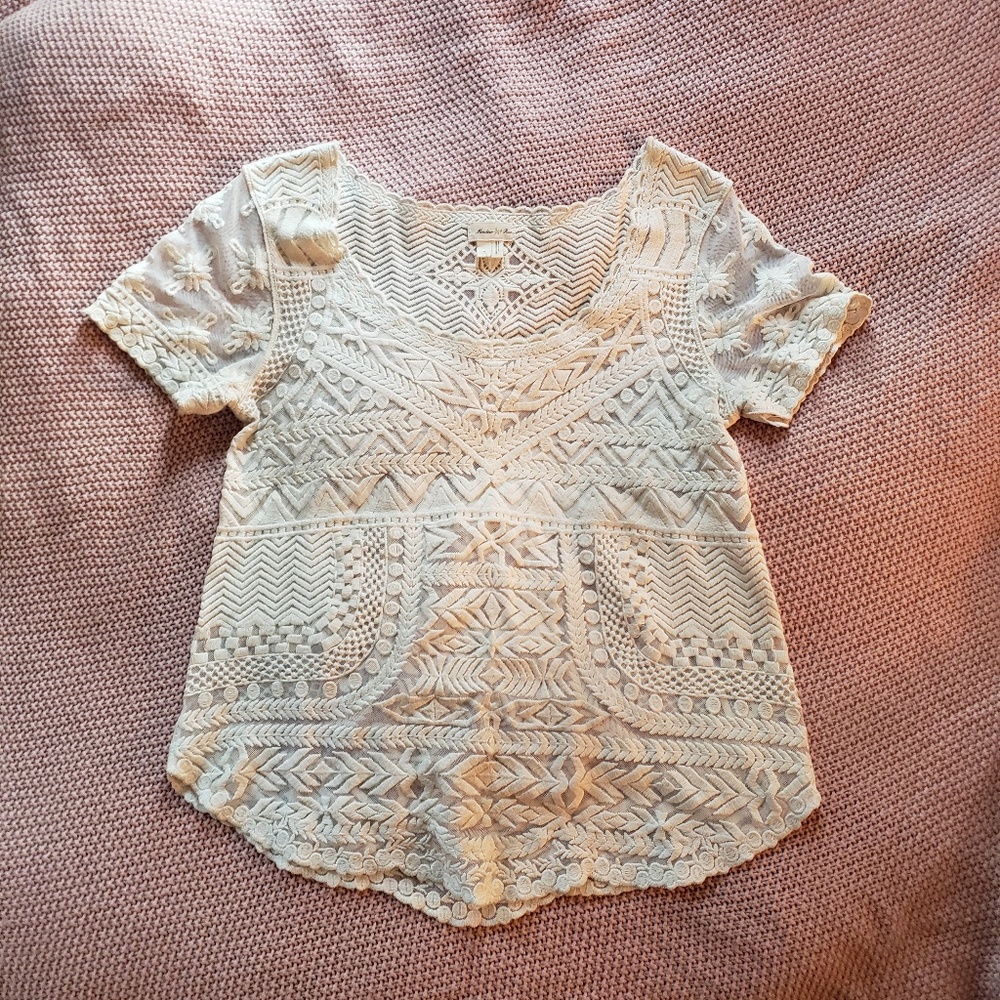 Meadow Rue crochet top